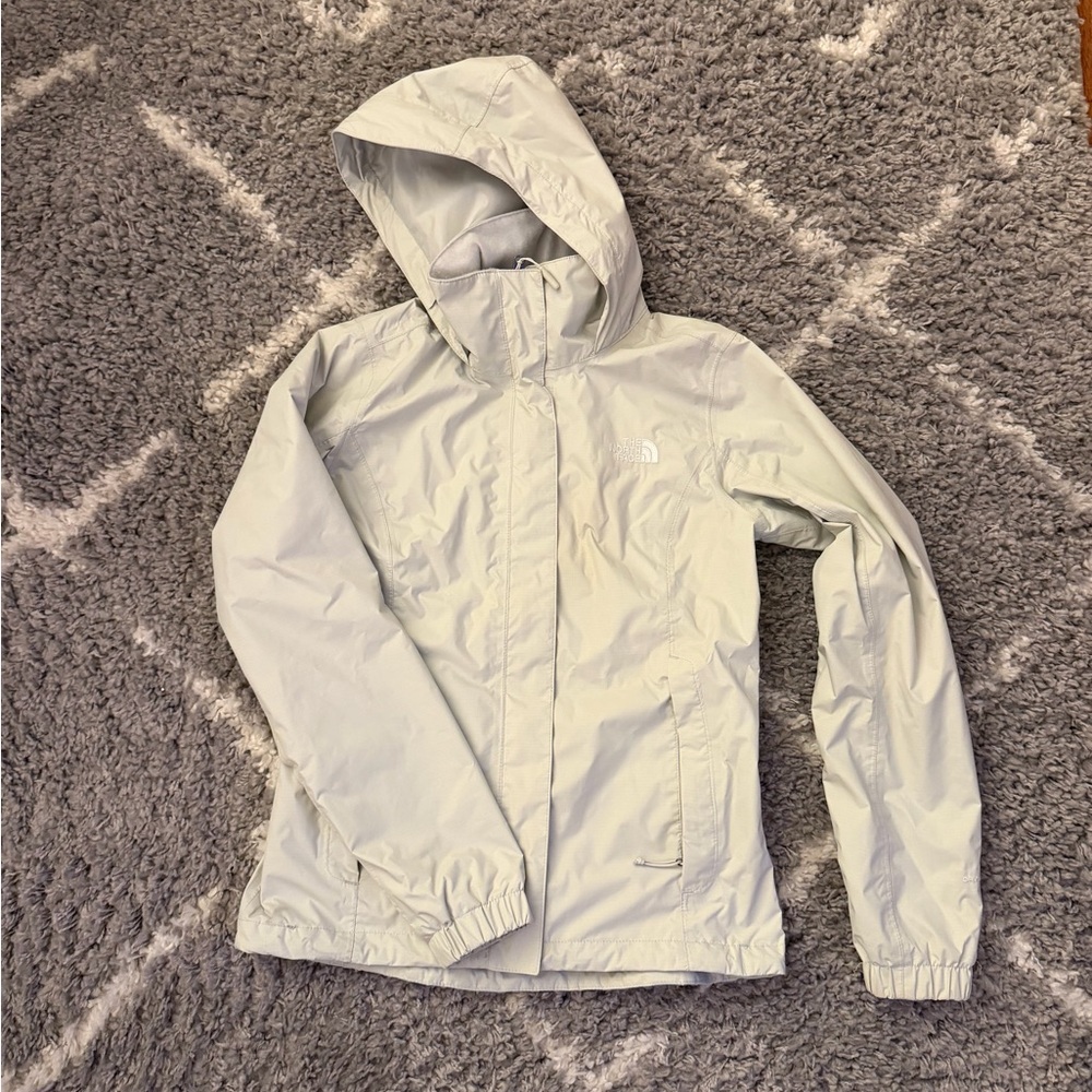 The North Face Women’s Light Gray Raincoat
